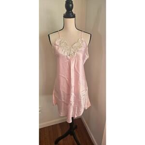 Kathryn pink slip lingerie large sleep pajama